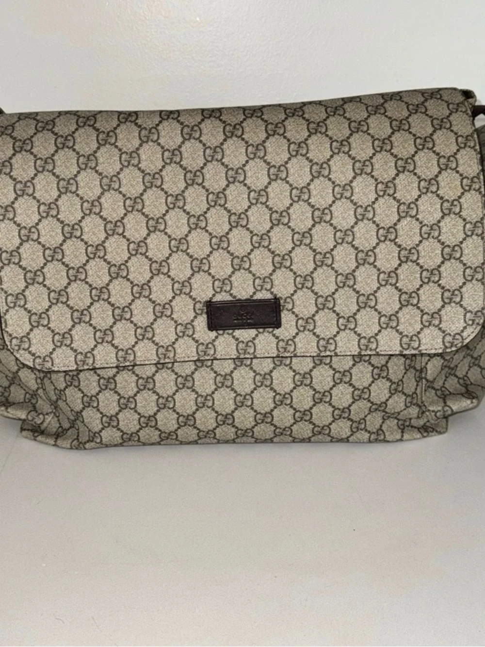 Guccis diaper bag
